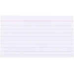 Ruled Index Cards - 3" x 5", 100 Pack