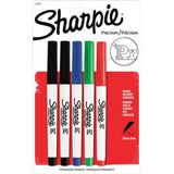 Sharpie ULTRA FINE POINT Marker Permanent, Permanent Marker Ultra Fine, 5-Carded, Assorted Inks (37675PP)