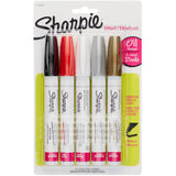 Sharpie PAINT Marker Paint, Permanent Oil-Base Marker Medium, 5-Carded, Assorted (1770458)