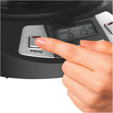 12 Cup Black Basket Coffee Maker