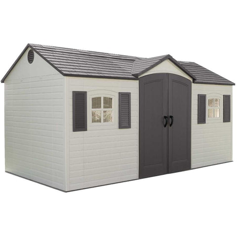 15' x 8' Storage Shed - Desert Tan