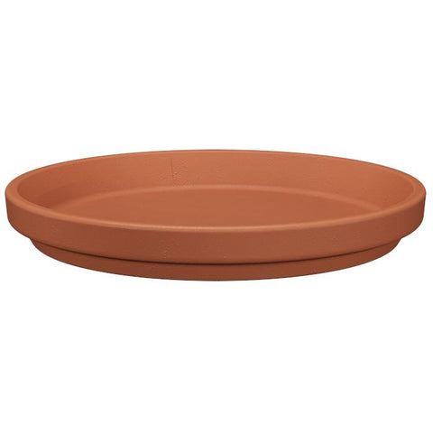 10" Clay Planter Saucer - Terracotta