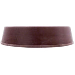 1-3/4" Round Brown Rubber Caster Cups - 4 Pack