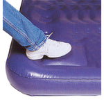 World Famous 7893 Air Bed with Pump, Queen, Navy