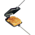 Rome Industries Inc 1705 Square Pie Iron with Steel and Wood Handles