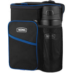 Thermos Lunch Cooler and King Stainless Bottle Combination Set, Black