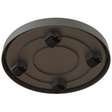 12" Planter Saucer - with Wheels, Anthracite