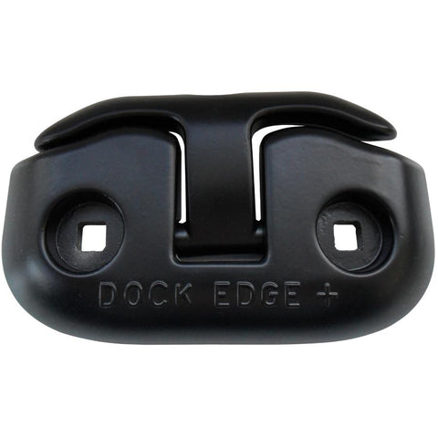 Dock Edge + Flip Up Dock Cleat, 6" - Black Aluminum