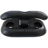 Dock Edge + Flip Up Dock Cleat, 6" - Black Aluminum