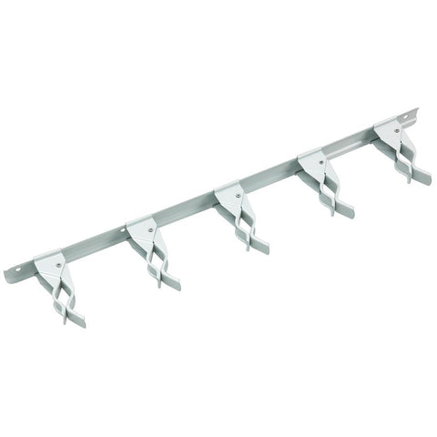 17" White Spring Clip Bar