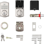 SmartCode Electronic Keypad Deadbolt - Satin Nickel