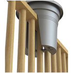 12" Railing Planter - Anthracite