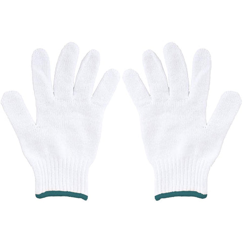 Cotton Knit Work Gloves - One Size, 10 Pack