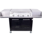 Vibe 4 Burner Propane Griddle - 32000 BTU