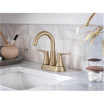 Mikah Two Handle Centerset Lavatory Faucet - Bronzed Gold