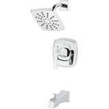 Penn Single Handle Tub & Shower Faucet - Polished Chrome