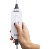 Heated Electric Throw - Dark Shadow