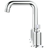 Indy Two Handle Widespread Lavatory Faucet with Knurled Accents - Chrome