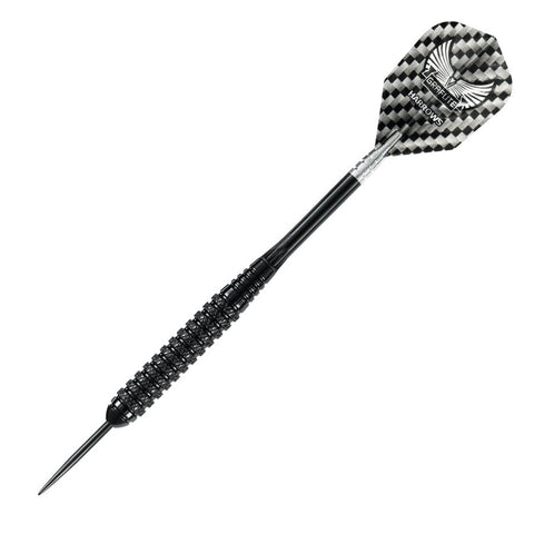 Harrows - Jeu de 3 Fléchettes - Embout Acier - Black Arrow - 20 GK