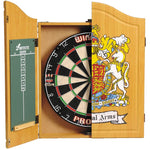 Winmau Pro SFB Bristle Dartboard Best-in-Class Durability and Performance, Galvanised Steel Round-Wire, CNC Precision Made Staple-Free Bullseye, Super Dense Sisal Base and Tournament Approved Board