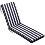 Lounge Cushion -  Black + Stripe