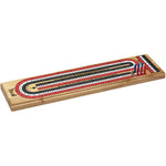 INTERNATIONAL PLAYING CARDS Wooden Cribbage Board