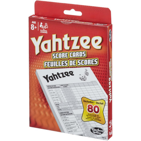 Yahtzee Score Cards, 80 score cards, 8+