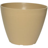 11.8" Isaac Round Tapered Planter - Yellow
