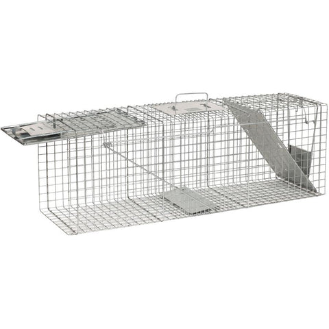 Havahart 1045 Live Animal 2-Door Raccoon, Stray Cat, Opossum, and Groundhog Cage Trap