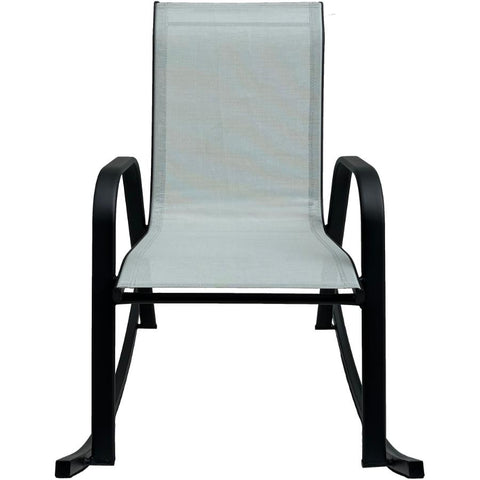 Stackable Steel Rocking Chair - Taupe