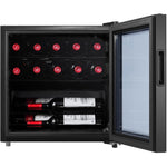 14 Bottle Wine Cooler - Black