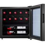14 Bottle Wine Cooler - Black