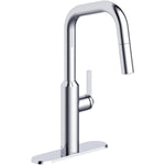 Siete Single Handle Pull-Down Kitchen Faucet - Chrome