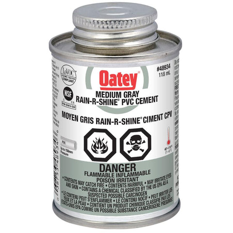 Medium Body Grey PVC Cement - 118 ml