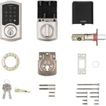 SmartCode Electronic Touchpad Deadbolt - Satin Nickel