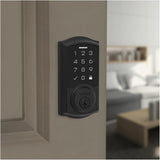 SmartCode Electronic Touchpad Deadbolt - Matte Black