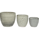 Off-White Matteo Ceramic Planters - 3 Piece, Assortment