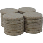 1-1/2" Round Heavy Duty Felt Pads - 24 Value Pack