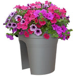 12" Railing Planter - Anthracite