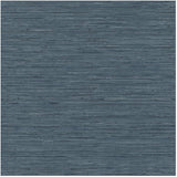Faux Grasscloth Peel & Stick Wallpaper - Blue, 20.5" x 16.5'