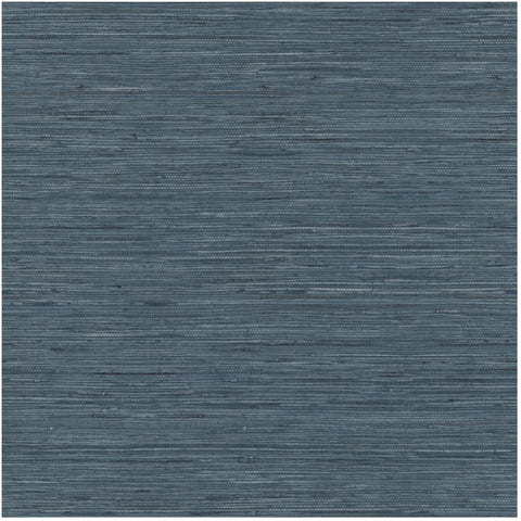 Faux Grasscloth Peel & Stick Wallpaper - Blue, 20.5" x 16.5'