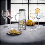 Set of 4 Wine Glasses, Assorted Colours