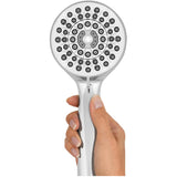 One Touch 7 Setting Dual Wall Mount & Handheld Showerhead - with PowerPulse Massage, Chrome