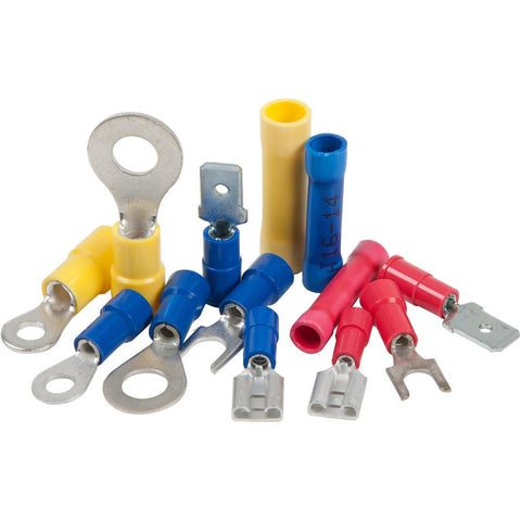 100 Pack Vinyl Terminals, Assorted Styles