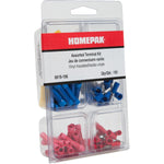 100 Pack Vinyl Terminals, Assorted Styles
