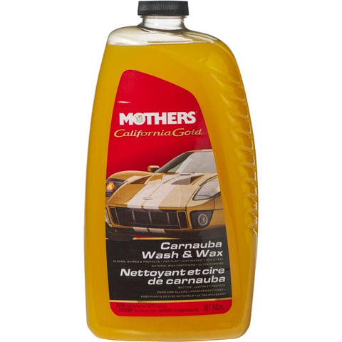 Mothers 35674 California Gold Carnauba Wash & Wax, 64-Ounce