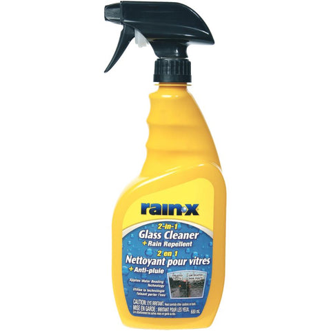 Rain-X 5076784 2-in-1 Glass Cleaner/Repellent, 680ML