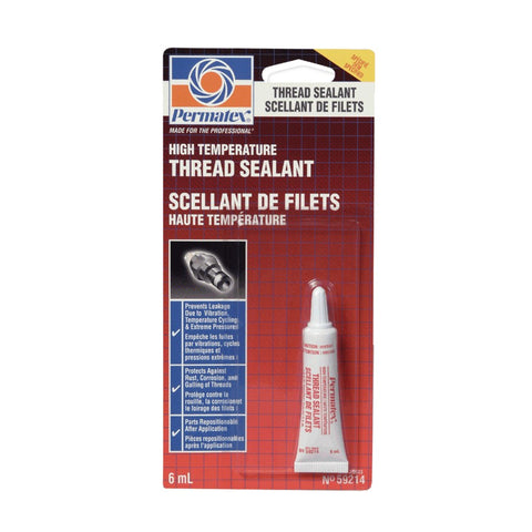 Permatex 59214 High Temperature Thread Sealant, 6ml