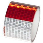 Incom RE800 1.5-Inch by 4-Foot Highly Reflective Tape (Red and Silver)