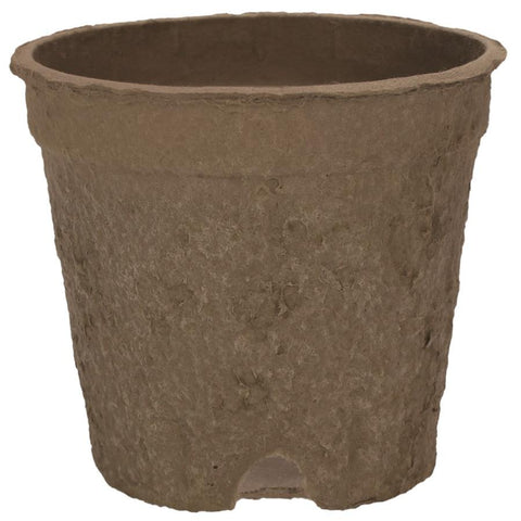 EcoGrow Round Fibre Planter - 4"